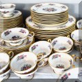 P11. Castleton Rose china set. 